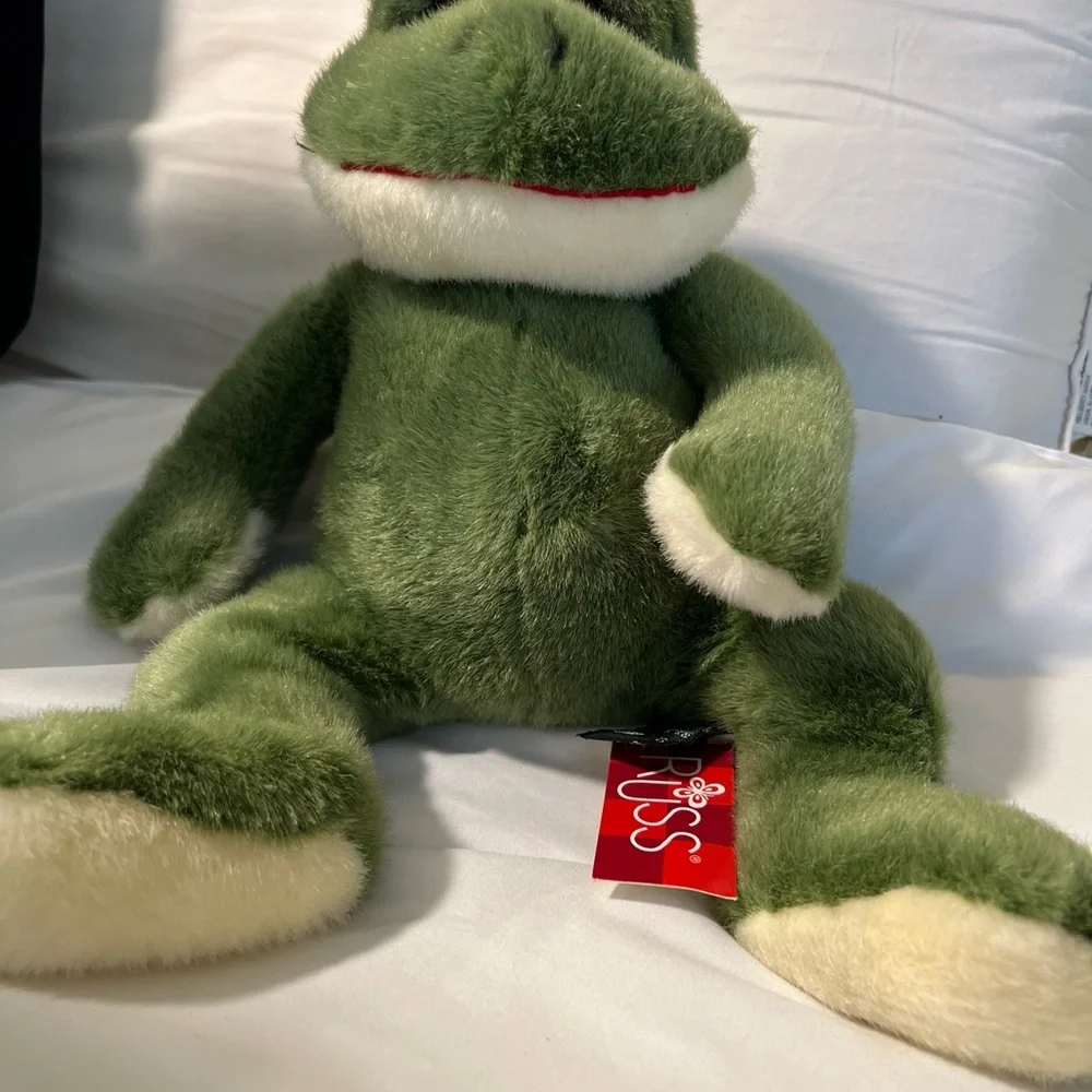 Russ Green Fraggles Frog Plush